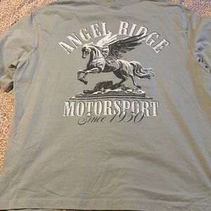 H&M Men's Soft Blue Long Sleeve Tee